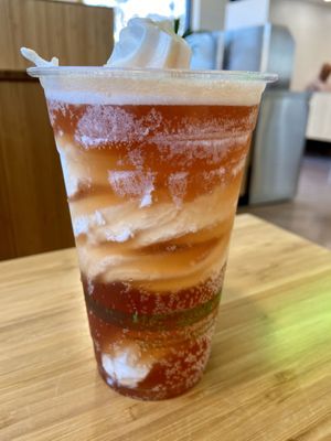 Kombucha Float at Plant Power Fast Food in Riverside