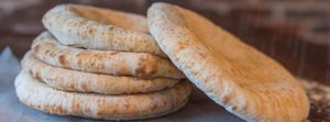 Pita Bread: Baked Fresh Daily at Mamoun's Falafel - Greenwich Village in New York City