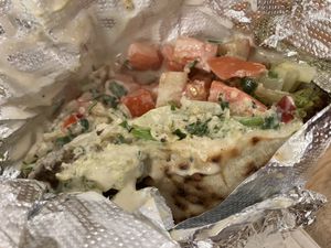   at Mamoun's Falafel - Greenwich Village in New York City