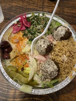   at Mamoun's Falafel - Greenwich Village in New York City