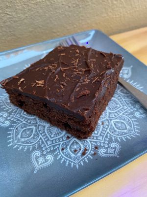 Brownie  at La Vegana Taperia in Malaga