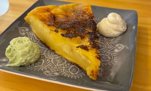 The Spanish Omelette. at La Vegana Taperia in Malaga