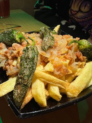 Patatas fritas  at La Vegana Taperia in Malaga