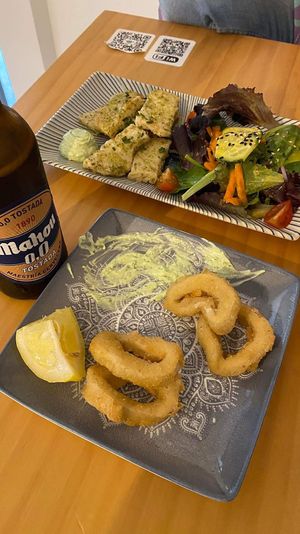   at La Vegana Taperia in Malaga