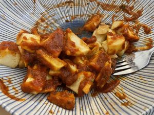 Patatas bravas   at La Vegana Taperia in Malaga