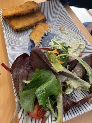 Fish and lemon  at La Vegana Taperia in Malaga