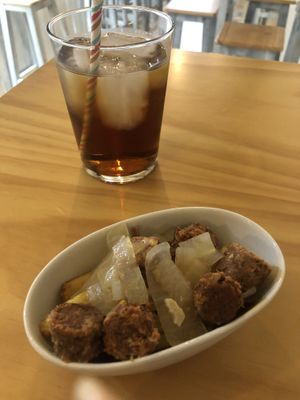   at La Vegana Taperia in Malaga