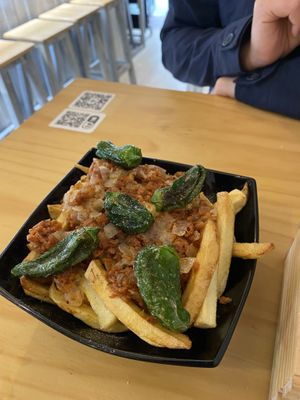 Patatas gordiveganas   at La Vegana Taperia in Malaga