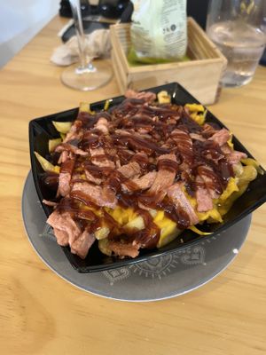   at La Vegana Taperia in Malaga