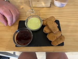   at La Vegana Taperia in Malaga