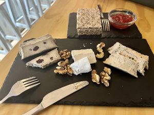   at La Vegana Taperia in Malaga