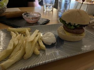Mini Burger   at La Vegana Taperia in Malaga