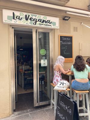   at La Vegana Taperia in Malaga
