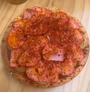   at La Vegana Taperia in Malaga