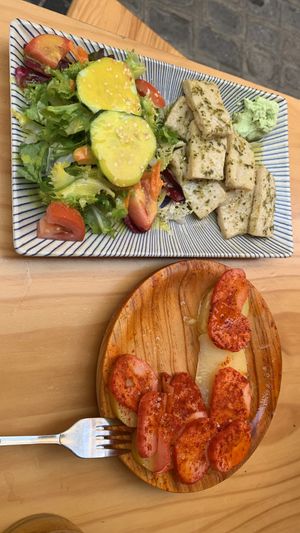   at La Vegana Taperia in Malaga