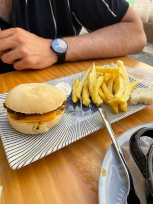 Pincho hindu at La Vegana Taperia in Malaga
