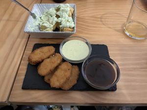   at La Vegana Taperia in Malaga