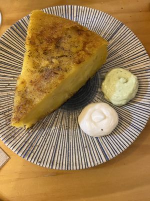 Tortilla   at La Vegana Taperia in Malaga