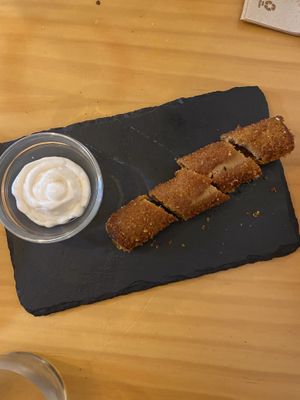 Seitan   at La Vegana Taperia in Malaga