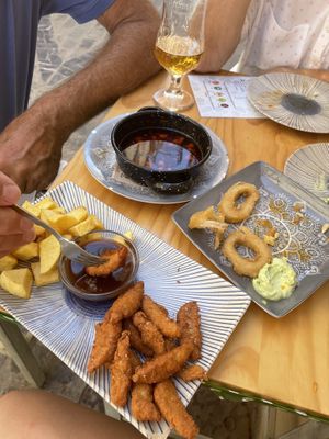   at La Vegana Taperia in Malaga