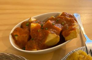 Patatas bravas  at La Vegana Taperia in Malaga