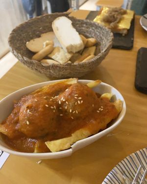   at La Vegana Taperia in Malaga