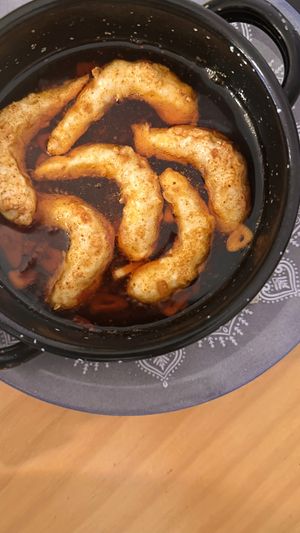 Gambas veganas  at La Vegana Taperia in Malaga