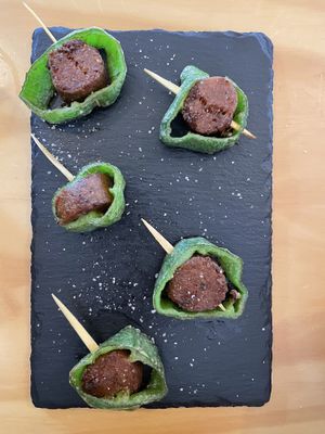   at La Vegana Taperia in Malaga