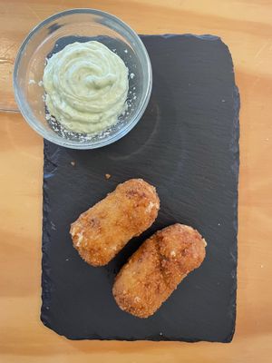   at La Vegana Taperia in Malaga