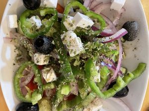   at La Vegana Taperia in Malaga