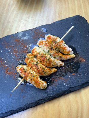 PINCHITO DE GAMBAS  at La Vegana Taperia in Malaga