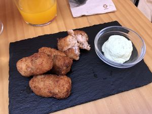   at La Vegana Taperia in Malaga