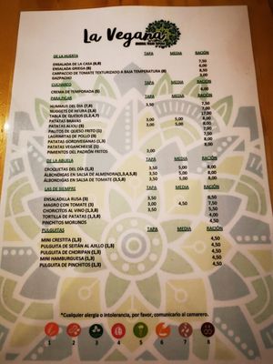  at La Vegana Taperia in Malaga