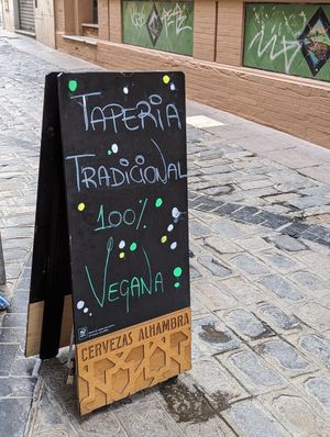  at La Vegana Taperia in Malaga