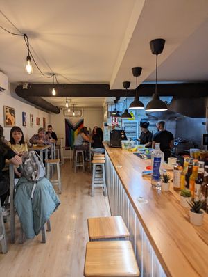 Inside at La Vegana Taperia in Malaga