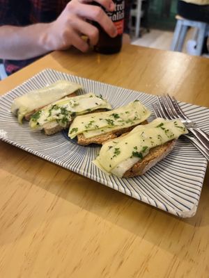 “Boquerones” en vinagre. Ruta de la tapa  at La Vegana Taperia in Malaga
