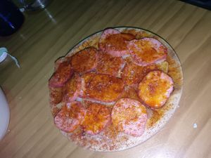 Pulpo a la gallega at La Vegana Taperia in Malaga