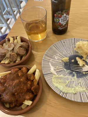   at La Vegana Taperia in Malaga