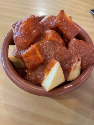   at La Vegana Taperia in Malaga