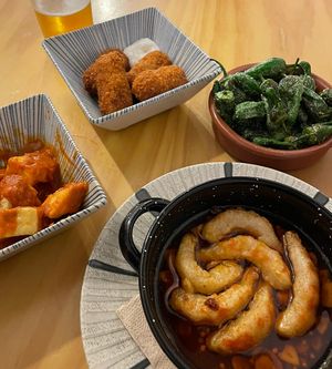   at La Vegana Taperia in Malaga