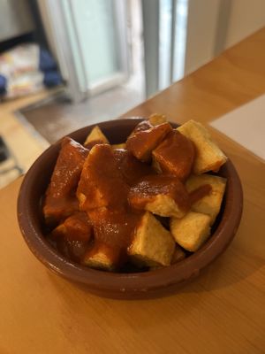   at La Vegana Taperia in Malaga