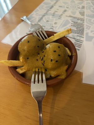   at La Vegana Taperia in Malaga
