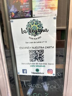   at La Vegana Taperia in Malaga