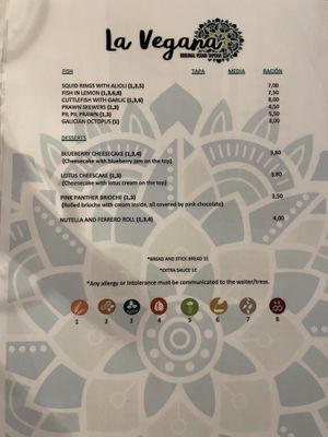   at La Vegana Taperia in Malaga