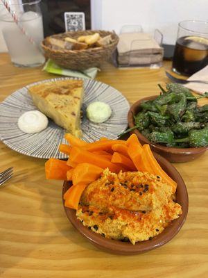   at La Vegana Taperia in Malaga