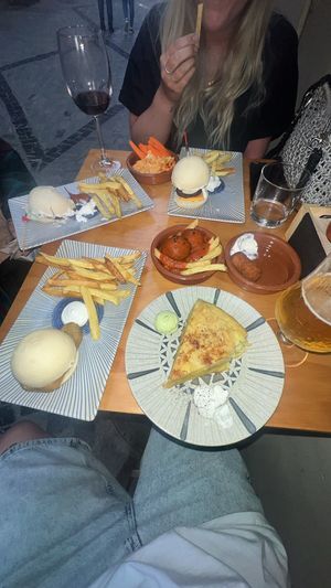   at La Vegana Taperia in Malaga