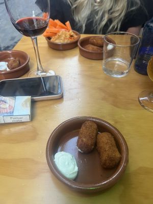   at La Vegana Taperia in Malaga