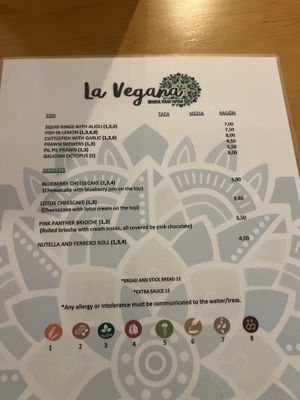   at La Vegana Taperia in Malaga