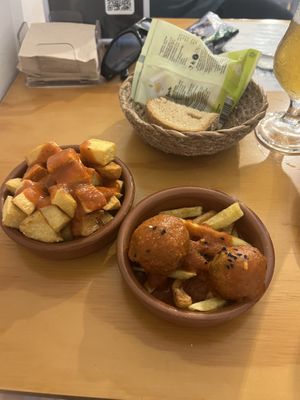   at La Vegana Taperia in Malaga