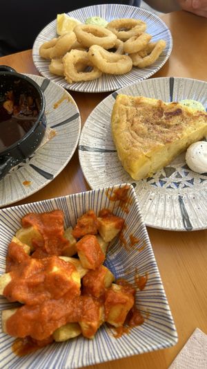   at La Vegana Taperia in Malaga